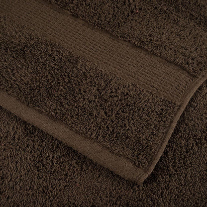 vidaXL Premium Guest Towels "SOLUND" 4 pcs Brown 30x50 cm 600 gsm