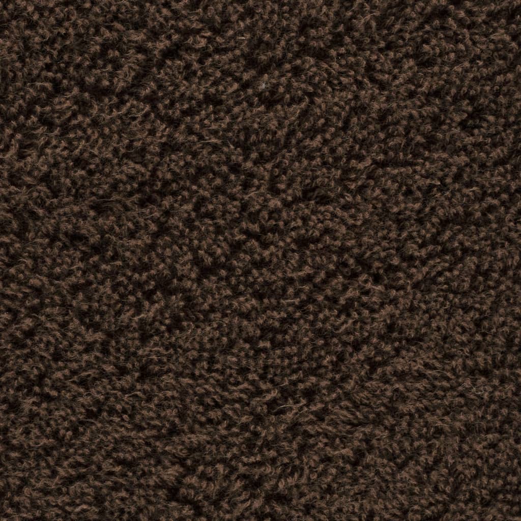 vidaXL Premium Guest Towels "SOLUND" 10 pcs Brown 30x50 cm 600 gsm