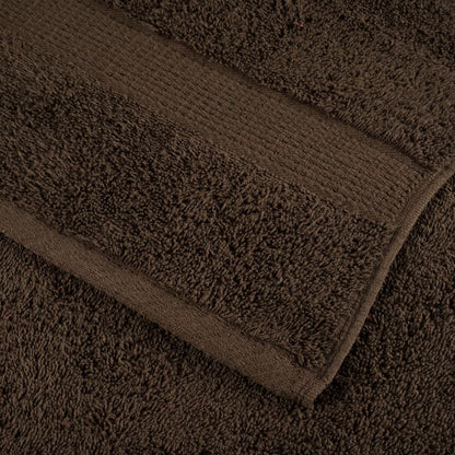 vidaXL Premium Guest Towels "SOLUND" 10 pcs Brown 30x50 cm 600 gsm