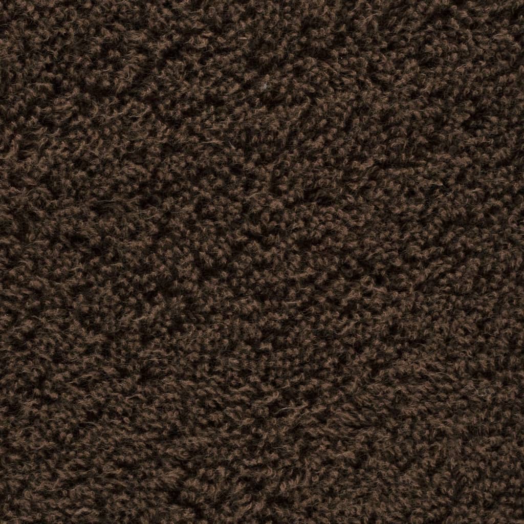 vidaXL Premium Sauna Towels "SOLUND" 2 pcs Brown 80x200 cm 600 gsm