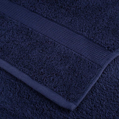 vidaXL Premium Wash Towels "SOLUND" 2 pcs Navy Blue 30x30 cm 600 gsm