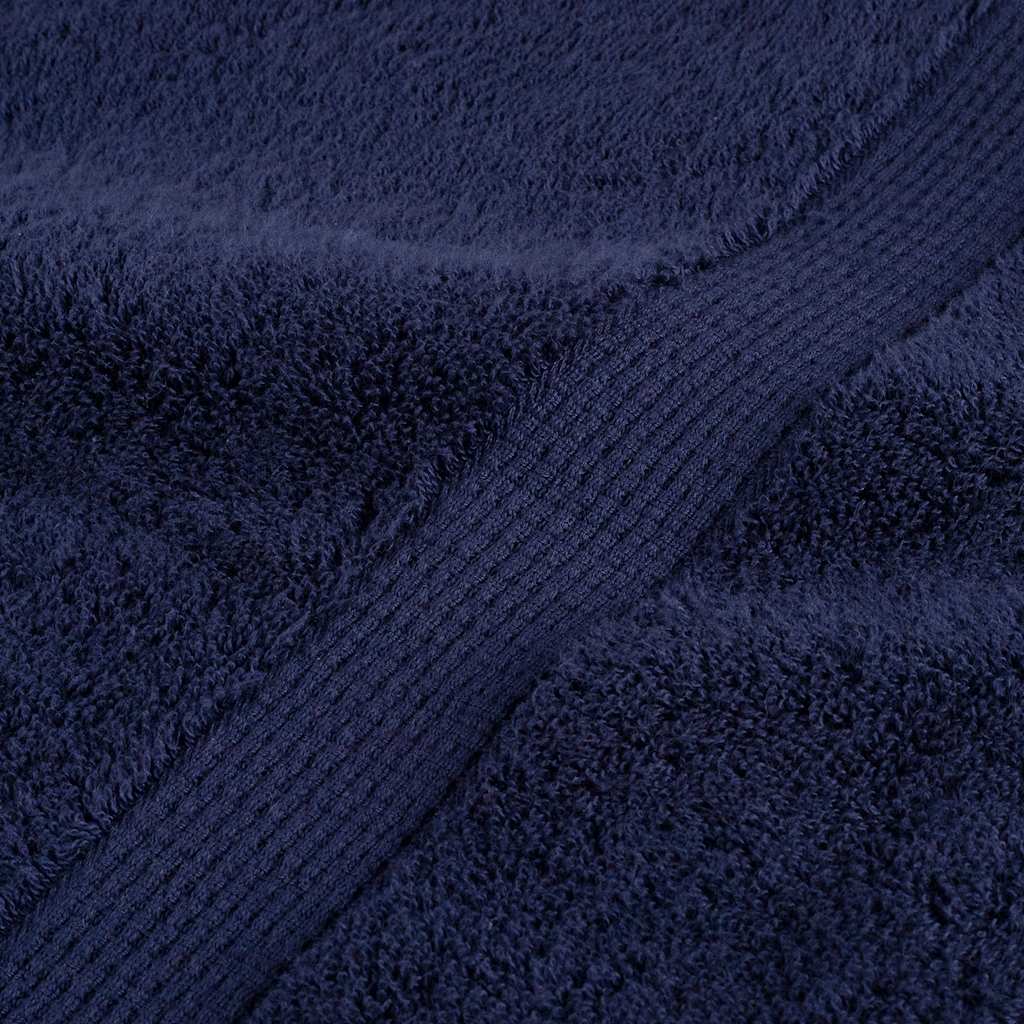 vidaXL Premium Wash Towels "SOLUND" 2 pcs Navy Blue 30x30 cm 600 gsm