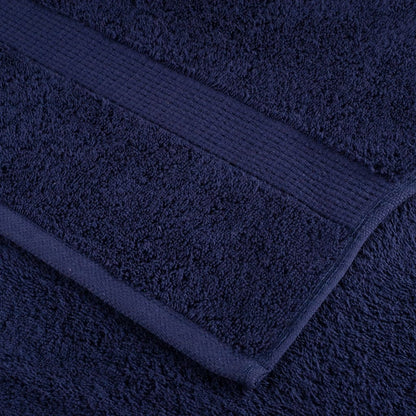 vidaXL Premium Hand Towels "SOLUND" 2 pcs Navy Blue 50x100 cm 600 gsm