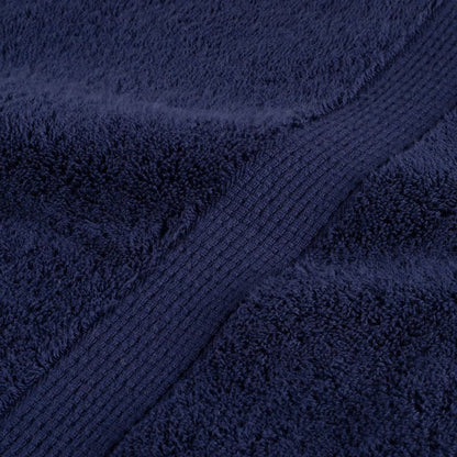 vidaXL Premium Hand Towels "SOLUND" 2 pcs Navy Blue 50x100 cm 600 gsm