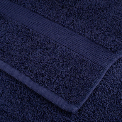 vidaXL Premium Sauna Towels "SOLUND" 2 pcs Navy Blue 80x200 cm 600 gsm