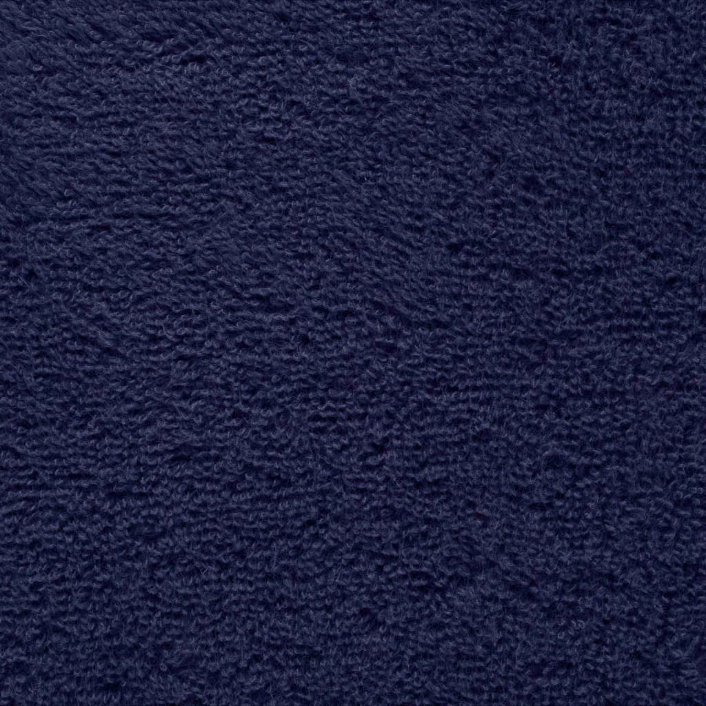 vidaXL Premium Towels SOLUND 2pcs Navy Blue 100x200cm 600gsm