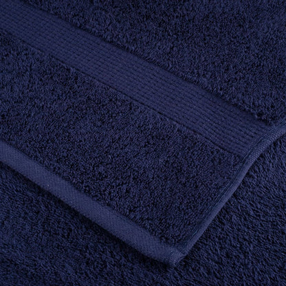 vidaXL Premium Towels SOLUND 2pcs Navy Blue 100x200cm 600gsm