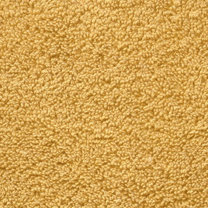 vidaXL Premium Wash Towels "SOLUND" 10 pcs Gold 30x30 cm 600 gsm