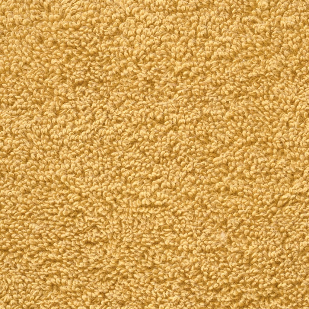 vidaXL Premium Guest Towels "SOLUND" 2 pcs Gold 30x50 cm 600 gsm