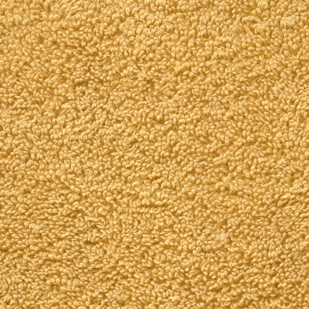 vidaXL Premium Sauna Towels "SOLUND" 2 pcs Gold 80x200 cm 600 gsm