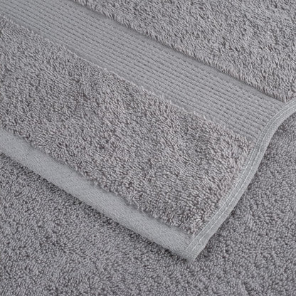 vidaXL Premium Bath Towels "SOLUND" 2 pcs Grey 100x150 cm 600 gsm