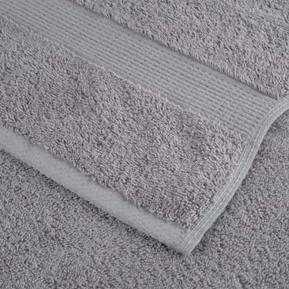 vidaXL Premium Bath Towels "SOLUND" 10 pcs Grey 100x150 cm 600 gsm