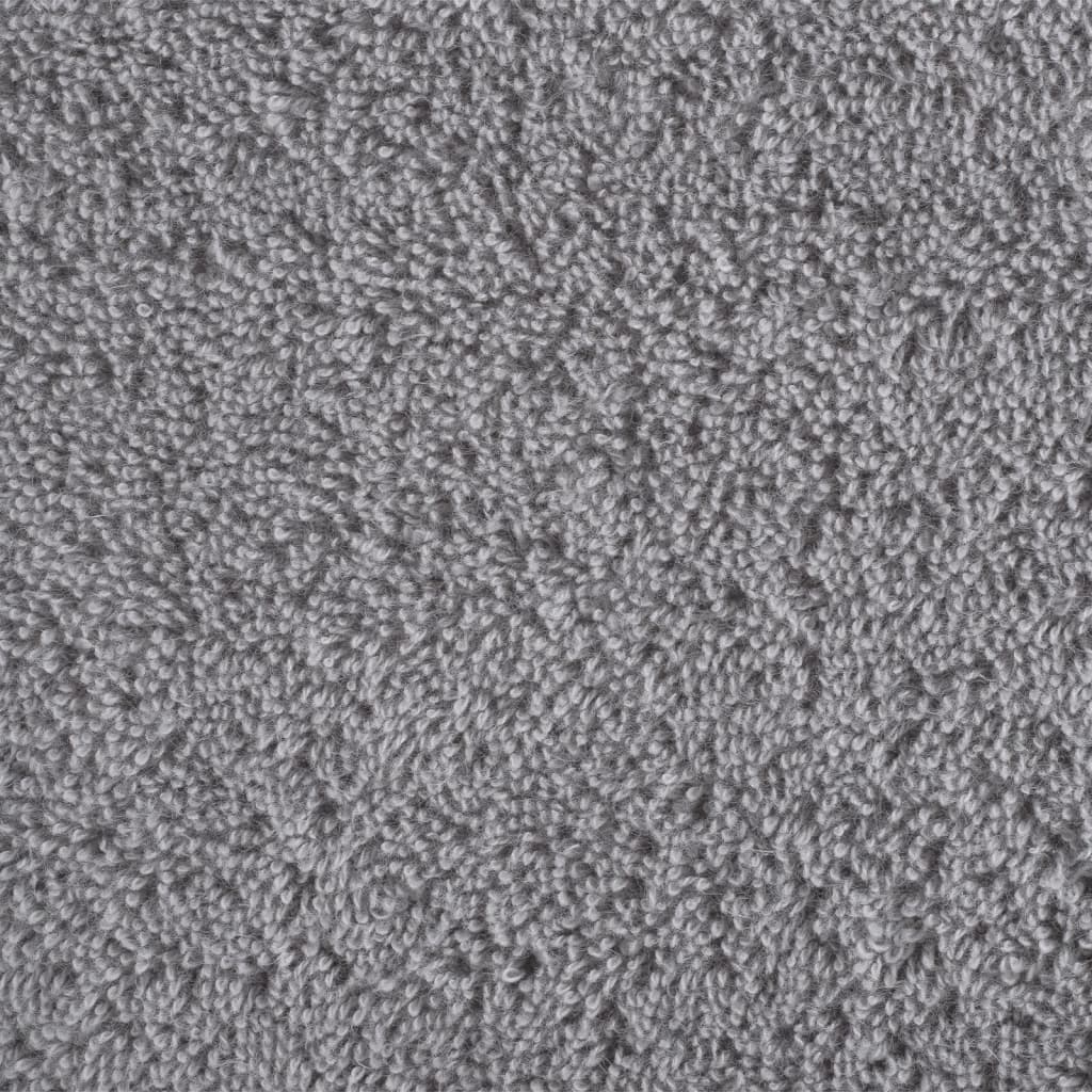 vidaXL Premium Towels "SOLUND" 2 pcs Grey 100x200 cm 600 gsm