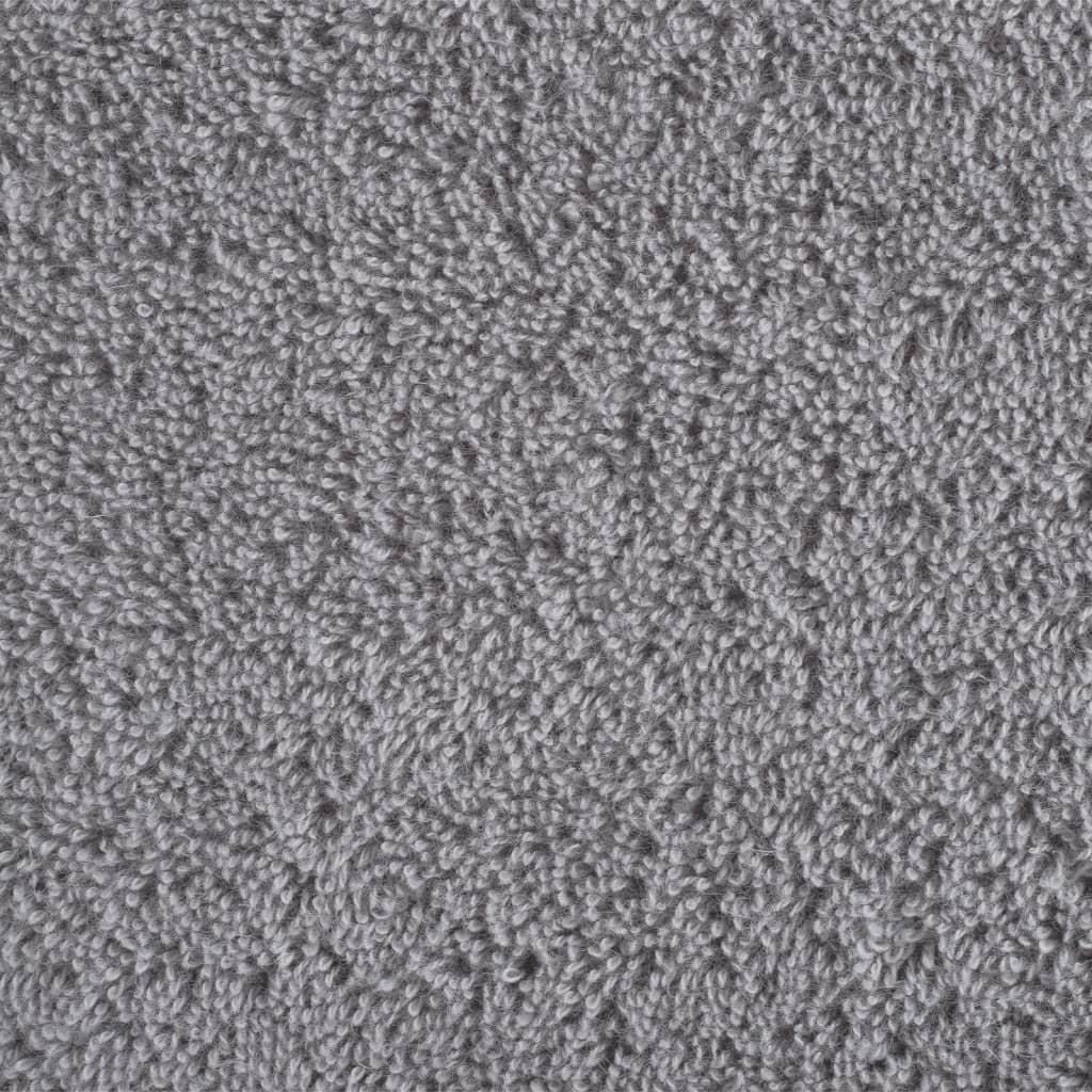 vidaXL Premium Towels "SOLUND" 4 pcs Grey 100x200 cm 600 gsm