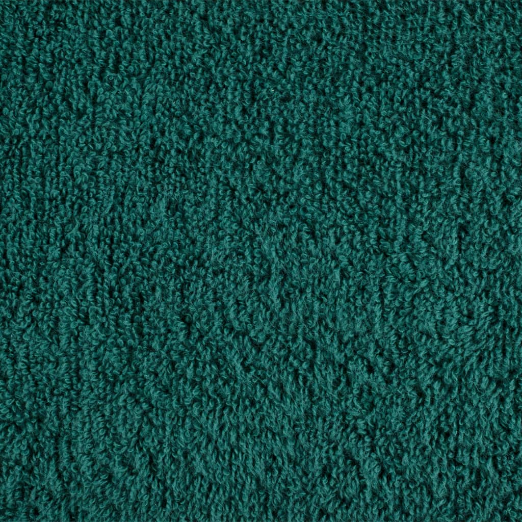 vidaXL Premium Towels SOLUND 10 pcs Green 100x200 cm 600 gsm