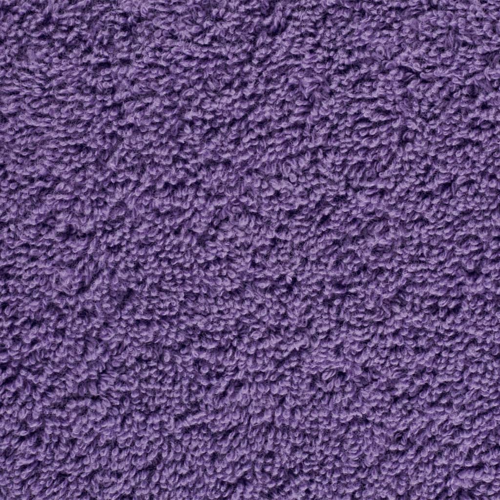 vidaXL Premium Hand Towels SOLUND 4 pcs Purple 50x100 cm 600 gsm