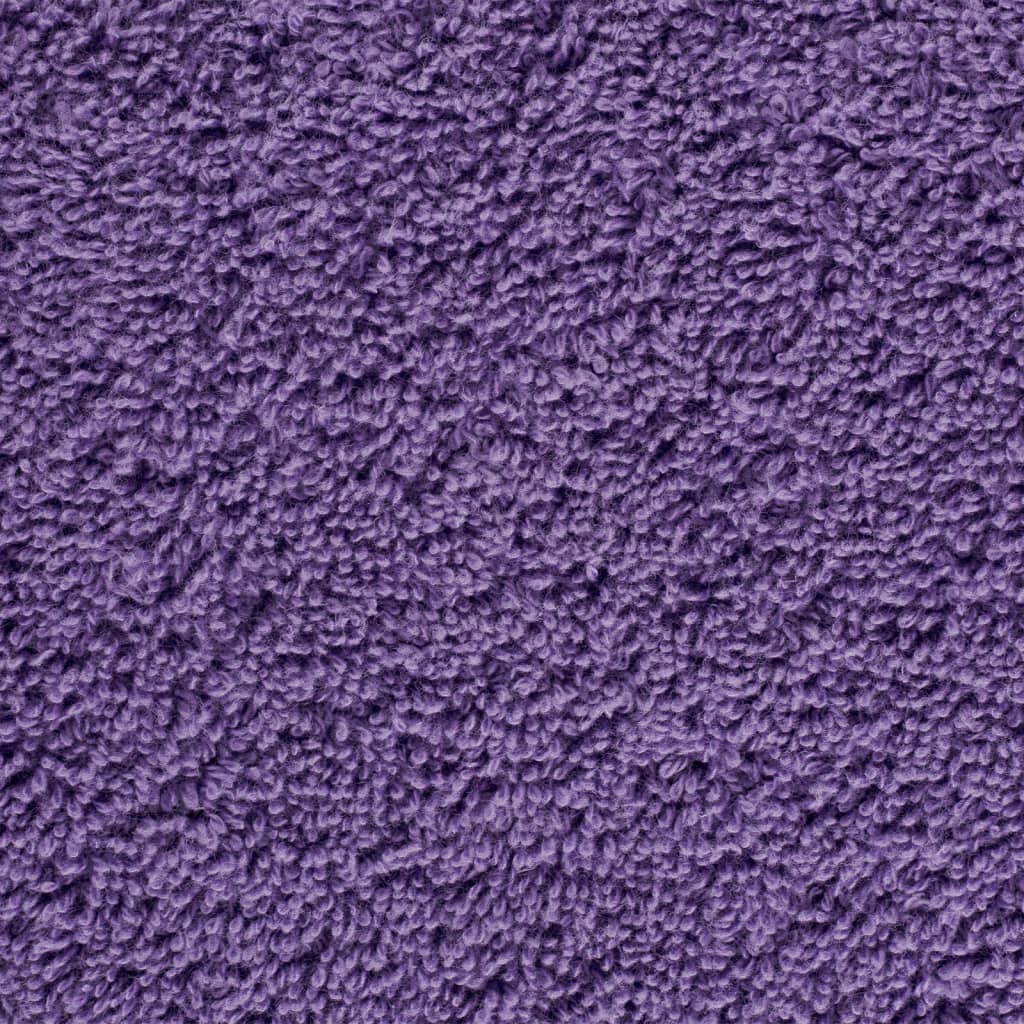 vidaXL Premium Bath Towels "SOLUND" 2 pcs Purple 100x150 cm 600 gsm