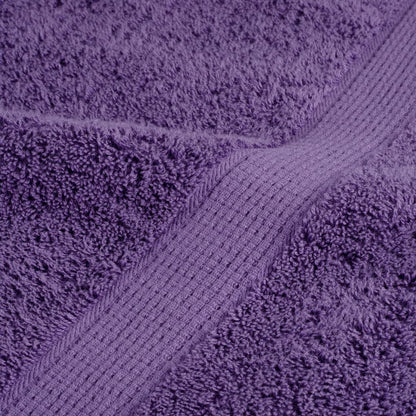 vidaXL Premium Bath Towels "SOLUND" 2 pcs Purple 100x150 cm 600 gsm