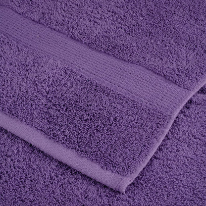 vidaXL Premium Bath Towels "SOLUND" 4 pcs Purple 100x150 cm 600 gsm