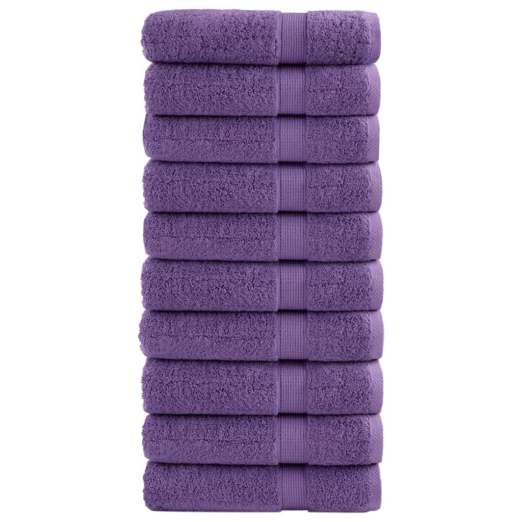 vidaXL Premium Bath Towels SOLUND 10 pcs 100x150 cm 600 gsm