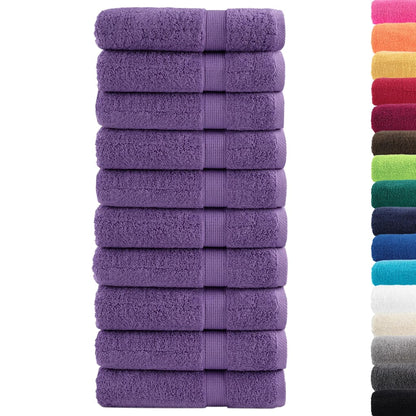 vidaXL Premium Bath Towels SOLUND 10 pcs 100x150 cm 600 gsm