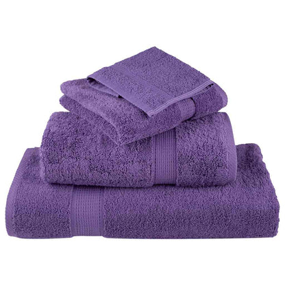vidaXL Premium Sauna Towels SOLUND 2 pcs Purple 80x200 cm 600 gsm