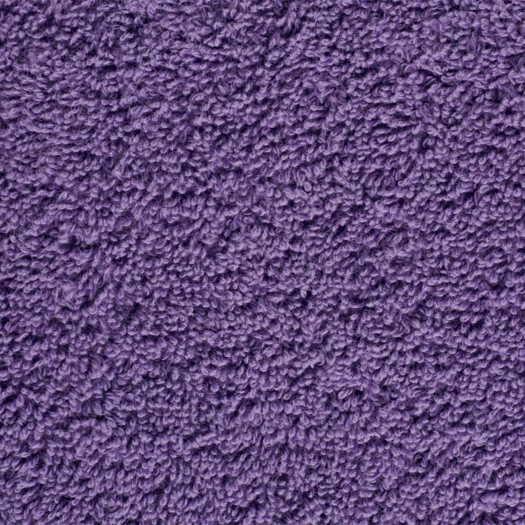 vidaXL Premium Sauna Towels SOLUND 10 pcs Purple 80x200 cm 600 gsm