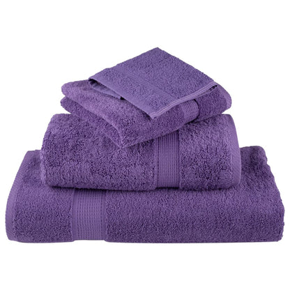 vidaXL Premium Towels SOLUND 2 pcs Purple 100x200 cm 600 gsm