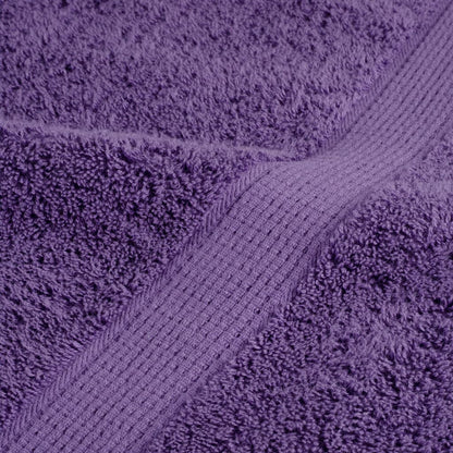 vidaXL Premium Towels SOLUND 2 pcs Purple 100x200 cm 600 gsm