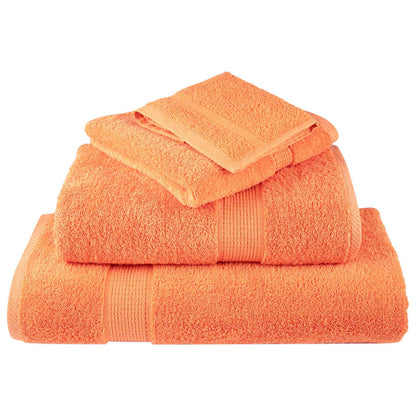 vidaXL Premium Guest Towels SOLUND 4 pcs Orange 30x50 cm 600 gsm
