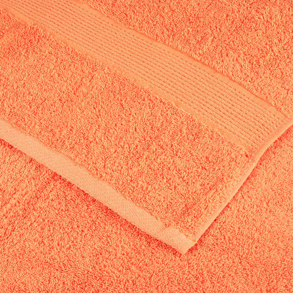 vidaXL Premium Guest Towels SOLUND 4 pcs Orange 30x50 cm 600 gsm