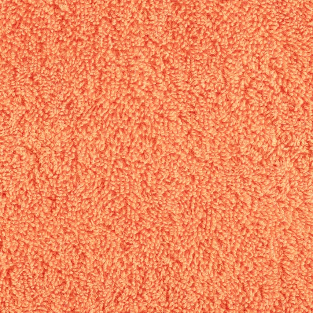 vidaXL Premium Guest Towels SOLUND 10 pcs Orange 30x50 cm 600 gsm