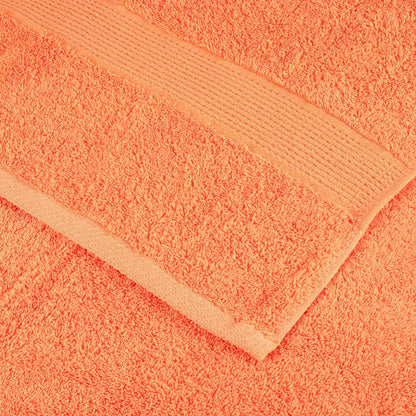 vidaXL Premium Towels SOLUND 10 pcs Orange 100x200 cm 600 gsm