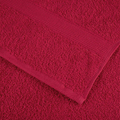 vidaXL Premium Bath Towels "SOLUND" 4 pcs Red 100x150 cm 600 gsm