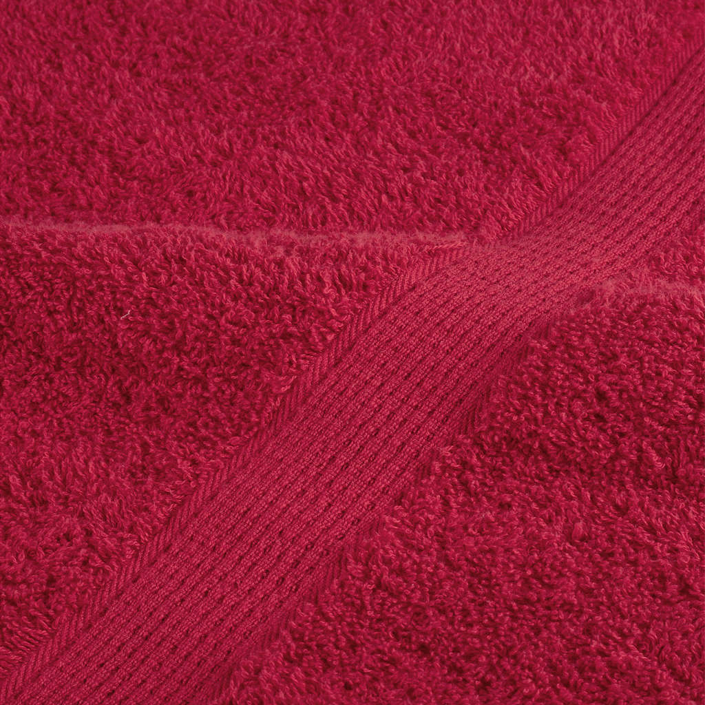vidaXL Premium Bath Towels "SOLUND" 4 pcs Red 100x150 cm 600 gsm