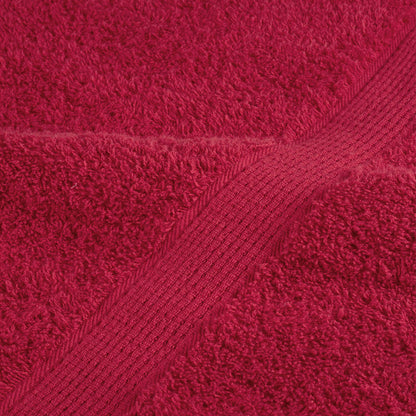 vidaXL Premium Bath Towels "SOLUND" 4 pcs Red 100x150 cm 600 gsm