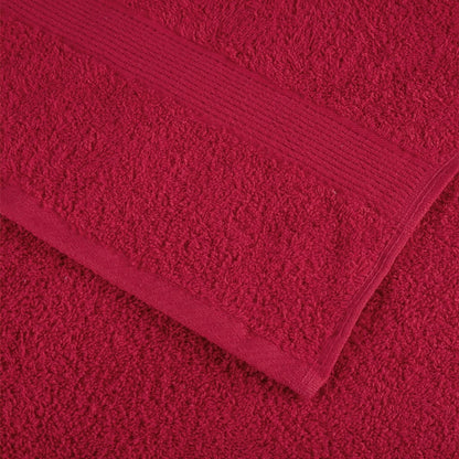vidaXL Premium Sauna Towels SOLUND 2 pcs Red 80x200 cm 600 gsm