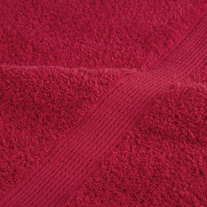 vidaXL Premium Sauna Towels SOLUND 2 pcs Red 80x200 cm 600 gsm