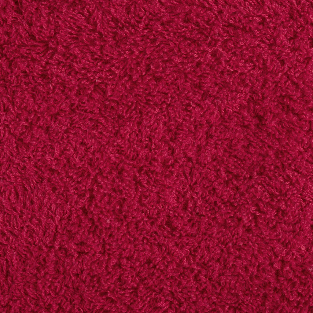 vidaXL Premium Sauna Towels SOLUND 10 pcs Red 80x200 cm 600 gsm