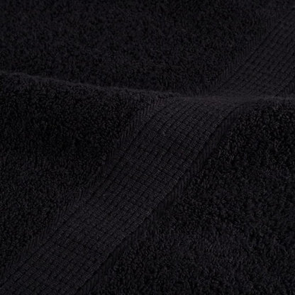 vidaXL Guest Towel SOLUND 2 pcs Black 15 x 21 cm 550 gsm