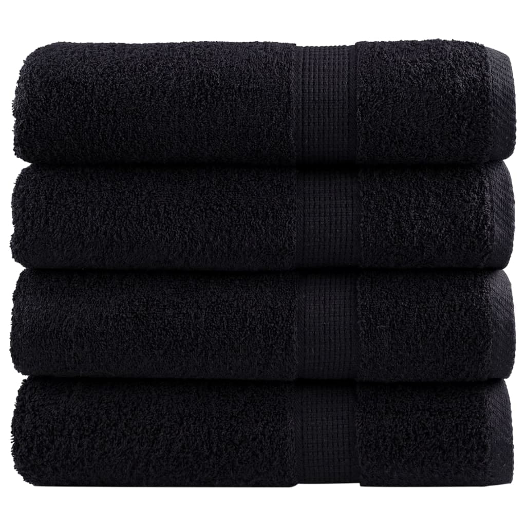 vidaXL Premium Bath Towels SOLUND 4 pcs 100x150 cm 600 gsm