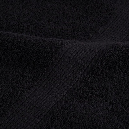 vidaXL Premium Bath Towels "SOLUND" 4 pcs Black 100x150 cm 600 gsm