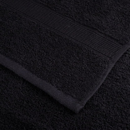vidaXL Premium Sauna Towels SOLUND 4 pcs Black 80x200 cm 600 gsm