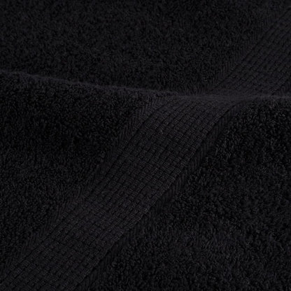 vidaXL Premium Sauna Towels SOLUND 4 pcs Black 80x200 cm 600 gsm
