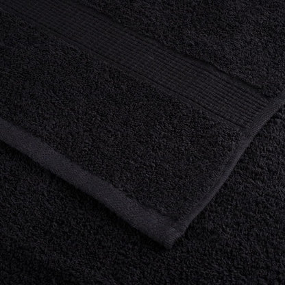 vidaXL Premium Towels SOLUND 4 pcs Black 100x200 cm 600 gsm
