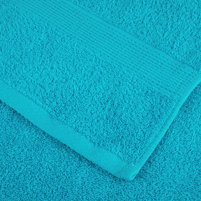 vidaXL Premium Guest Towels SOLUND 10 pcs Turquoise 30x50 cm 600 gsm