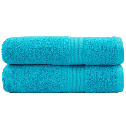 vidaXL Premium Shower Towels SOLUND 2 pcs Turquoise 70x140 cm 600 gsm