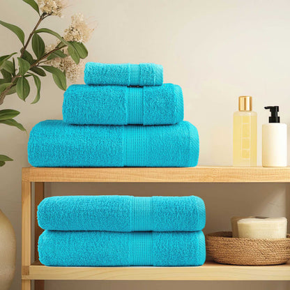 vidaXL Premium Shower Towels SOLUND 2 pcs Turquoise 70x140 cm 600 gsm