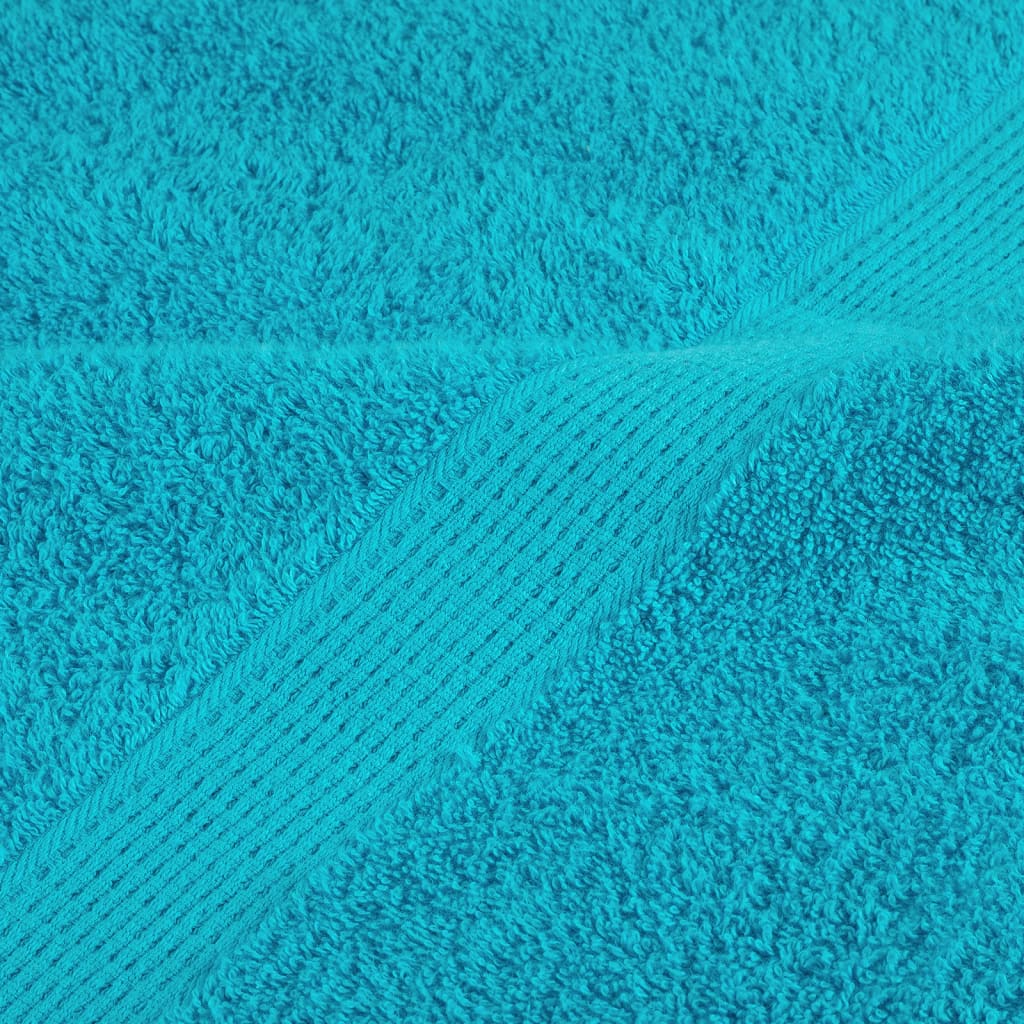 vidaXL Premium Shower Towels SOLUND 4 pcs Turquoise 70x140 cm 600 gsm