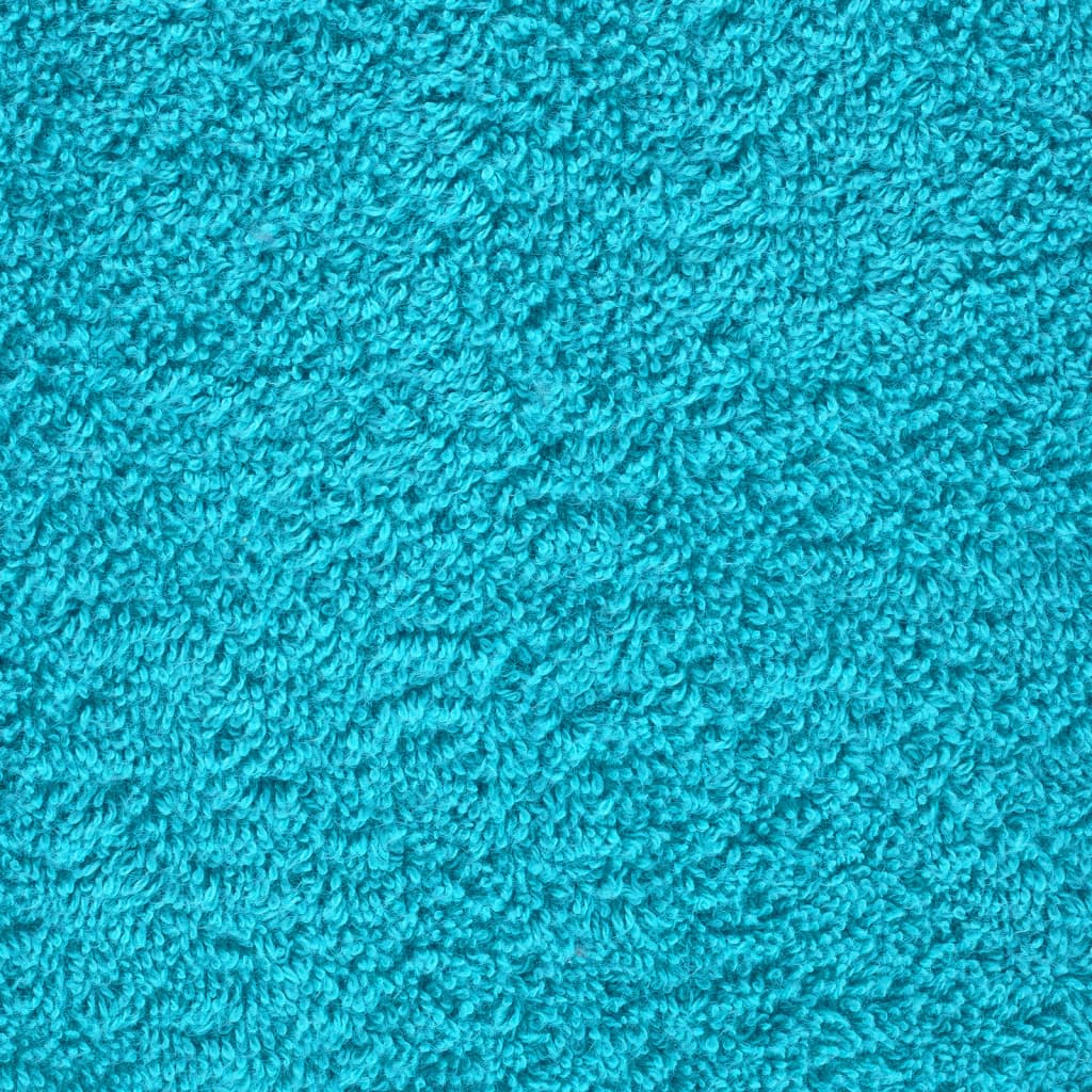 vidaXL Premium Bath Towels "SOLUND" 10 pcs Turquoise 100x150 cm 600 gsm